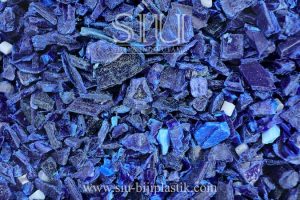 Biji Plastik ABS Biru Gilingan