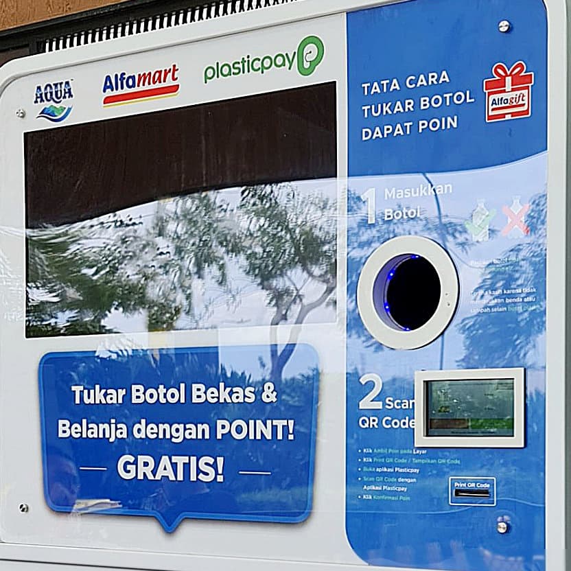 Mesin Penukar Sampah Botol Plastik