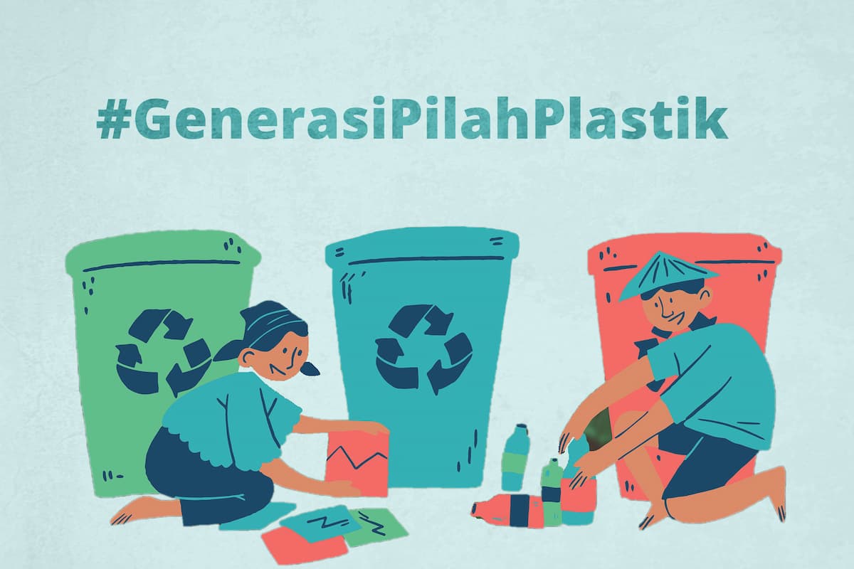 Memilah Sampah Plastik